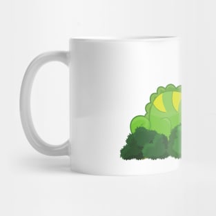 Iguana in bushes Mug